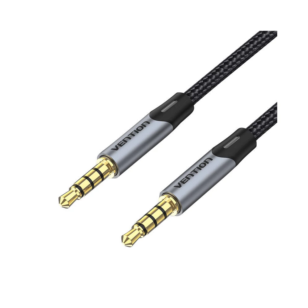 Cable Audio TRRS 3.5mm mini jakc Vention BAQHF 1m Gray