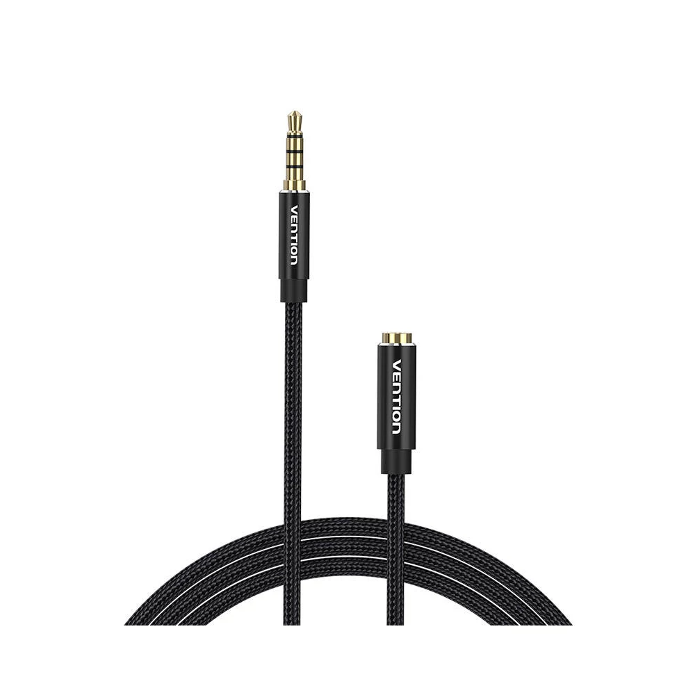 Cable Audio TRRS 3.5mm Male to 3.5mm Female Vention BHCBF 1m Black