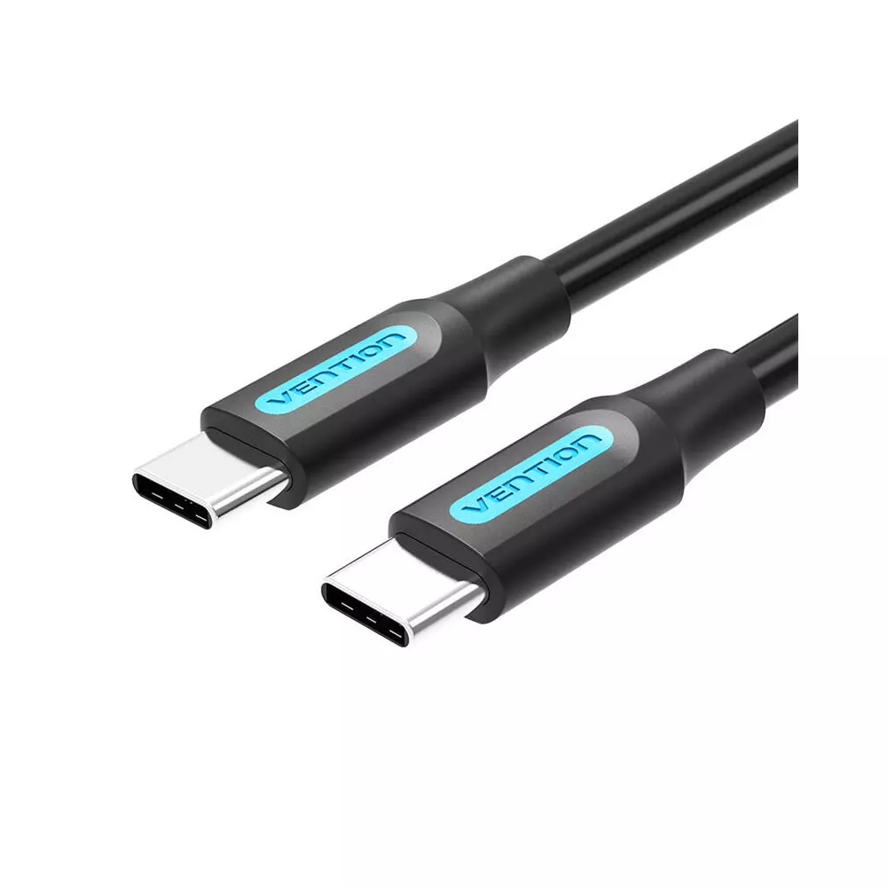 Kabel USB-C 2.0 Vention COSBH PD60W 2m czarny PVC