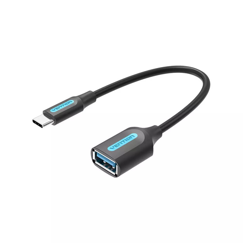 USB-C 3.1 Male to USB Female OTG Cable Vention CCVBB 0.15m, 2A, Black