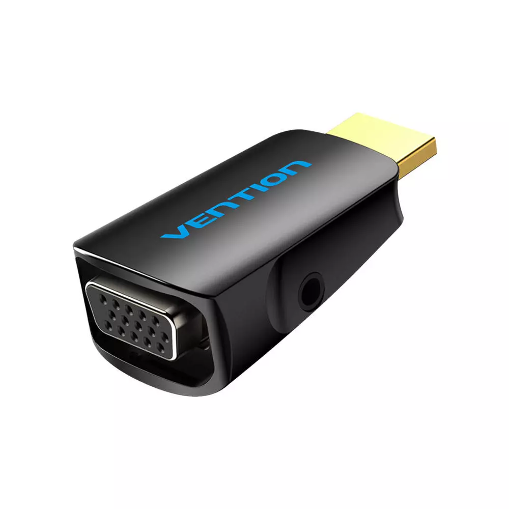 Adapter HDMI to VGA Vention AIDB0 with 3.5mm Audio Port