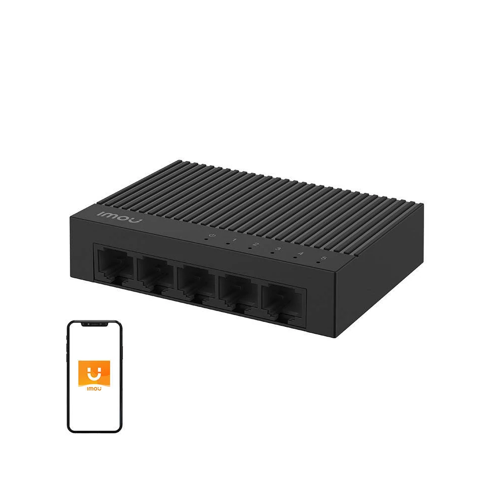 5 portos 100 Mb/s LAN kapcsoló IMOU SF105C IMOU SF105C