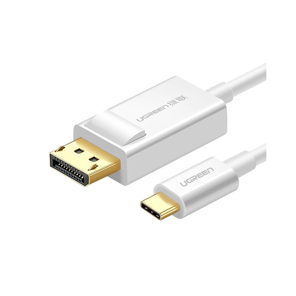 UGREEN Display Port - USB-C kábel, 1,5m (fehér)