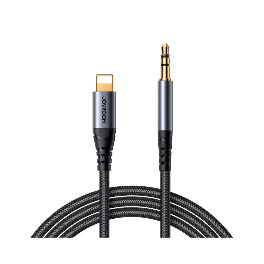 Audio Cable Lightning to 3,5mm AUX Joyroom SY-A06, 1.2m (black)