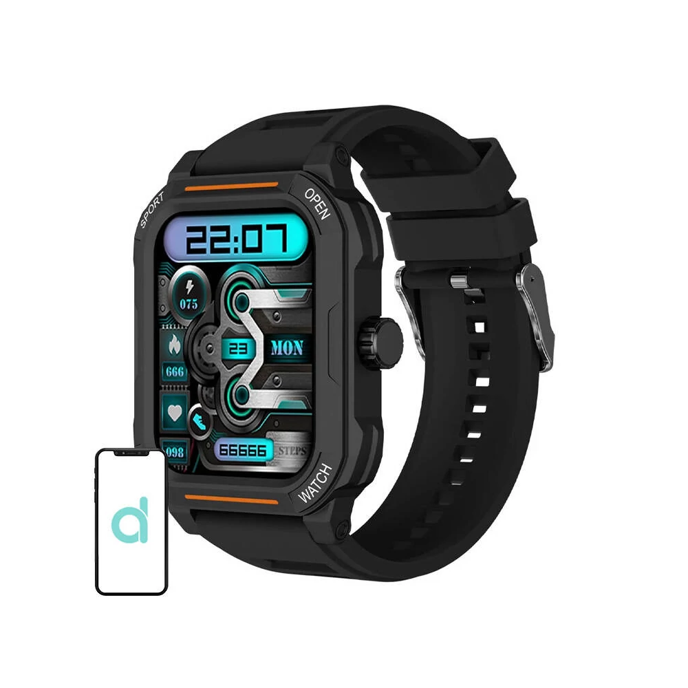 Blitzwolf BW-GTC3 okosóra (fekete/fekete acél)