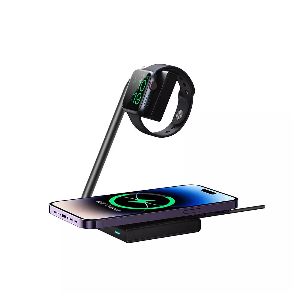 2in1 Magnetic Wireless Charger Joyroom JR-WQN05 15W (Black)