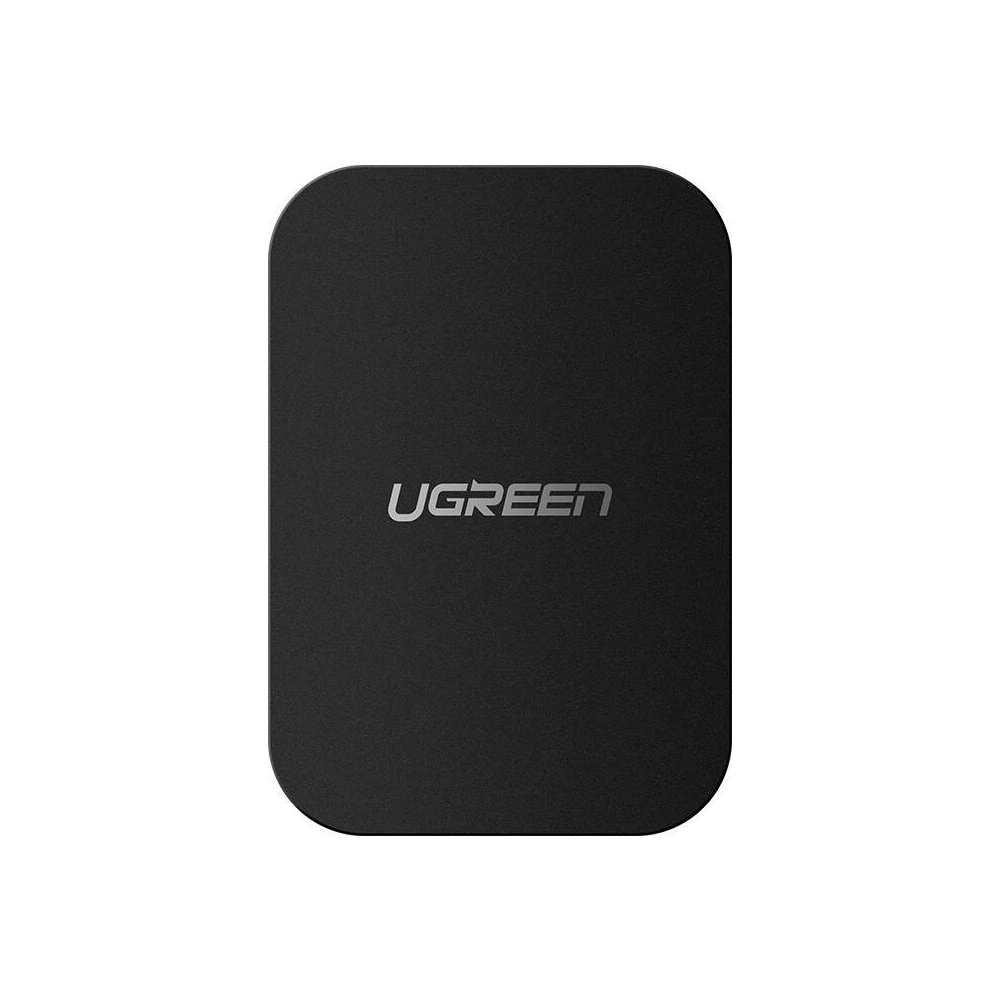 UGREEN Négyszögletes fémlap mágneses tartóhoz 2 db (fekete)