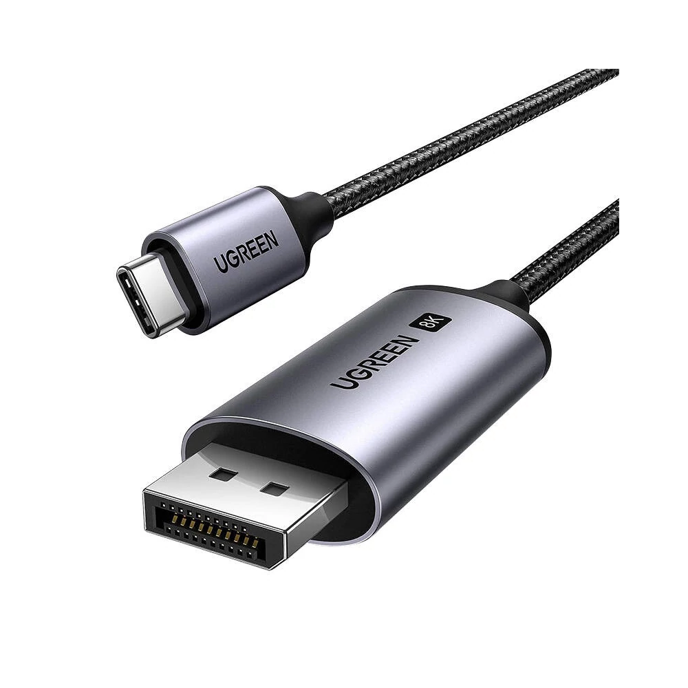 UGREEN CM556 USB-C - DisplayPort Kábel, 8K, 1m (fekete)