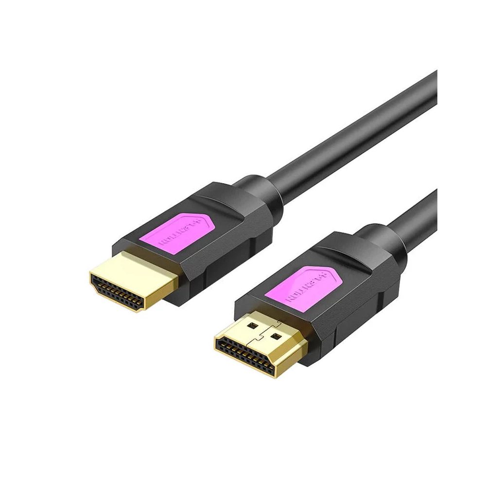 Lention VC-HH20 HDMI 4K High-Speed to HDMI 2.0 cable, 18Gbps, PVC, 1m (black)