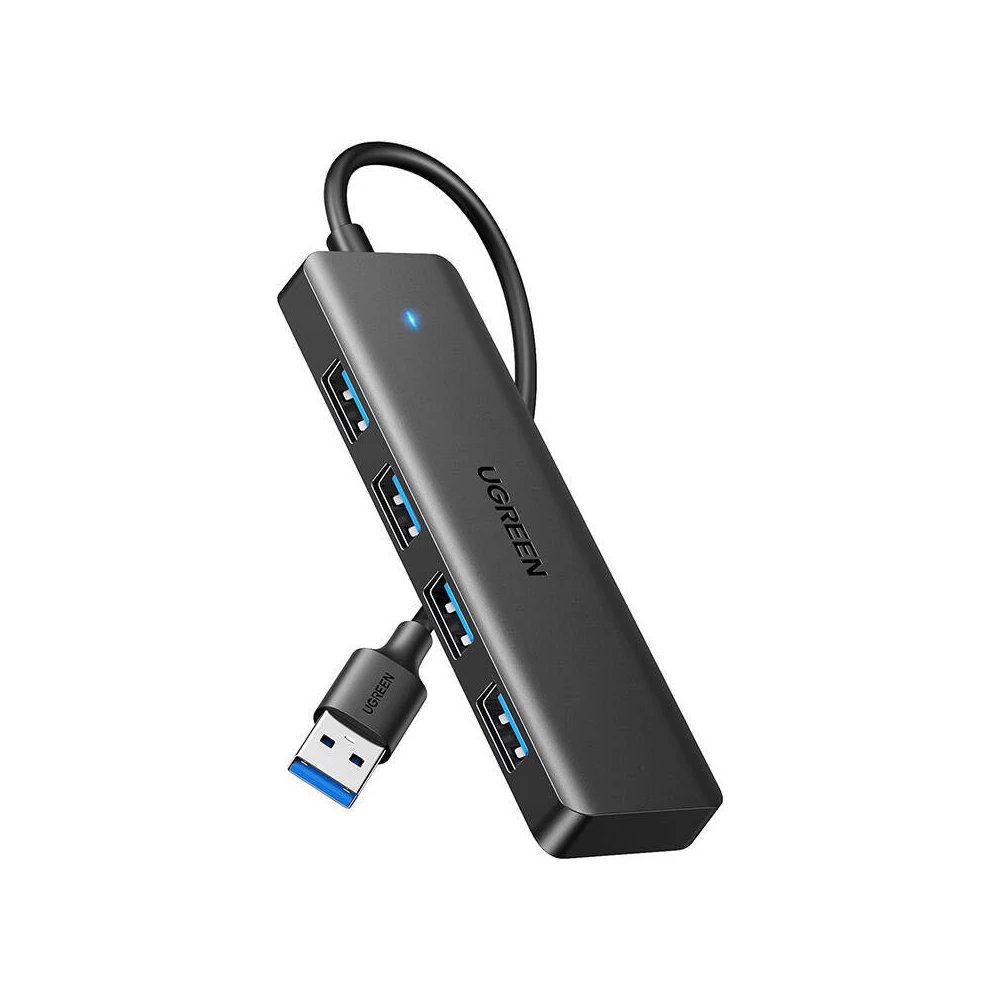 UGREEN 25851 Adapter 4x1, Hub USB-A, 4x USB-A (fekete)