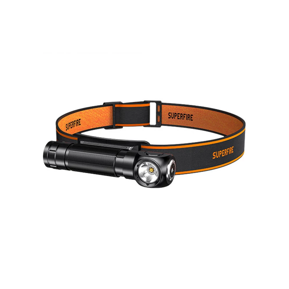 2-in-1 Headlamp Superfire TH04, 600lm, USB-C