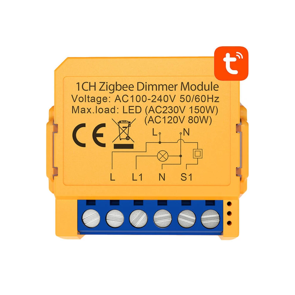 Intelligens aljzatkapcsoló ZigBee Avatto ZDMS16-1 TUYA