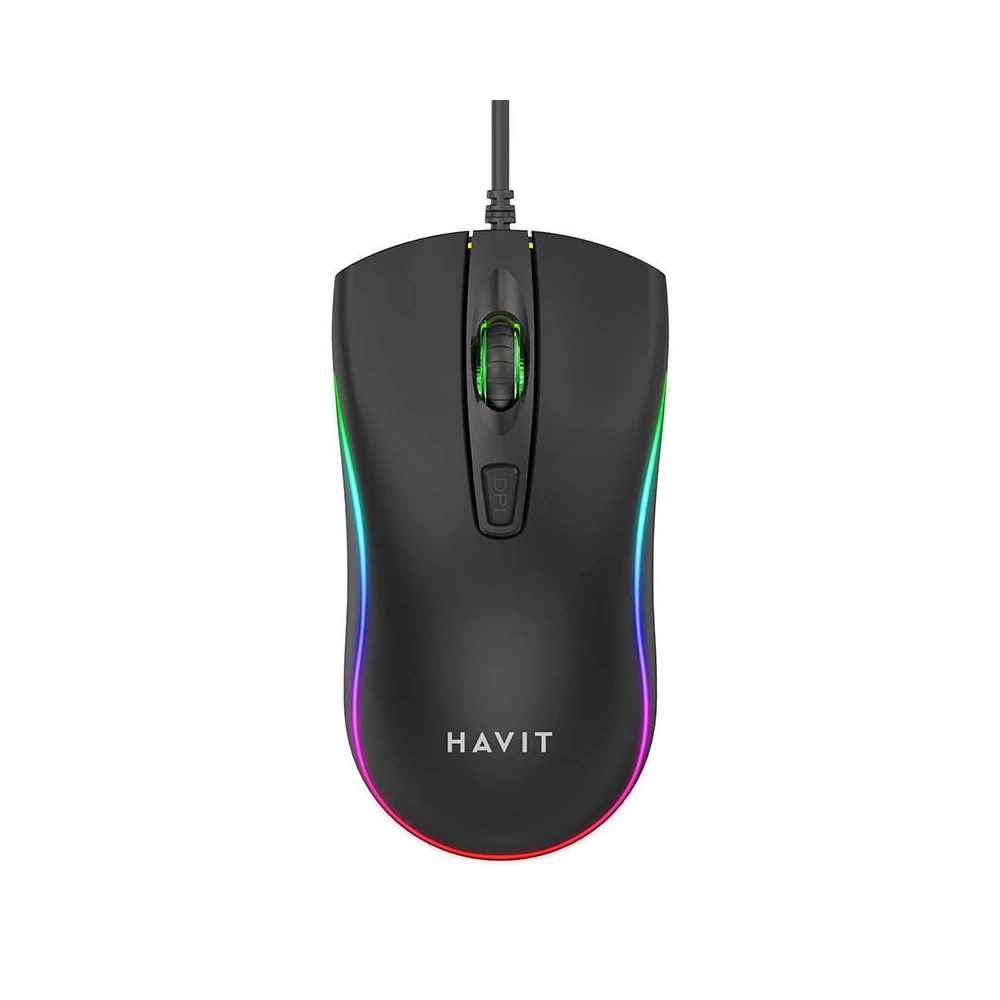 Havit MS72 vezetékes egér (fekete)