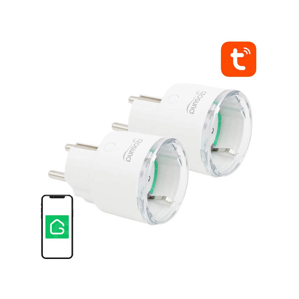 Gosund SP111 smart WiFi aljzat 3680W 16A, Tuya 2-pack