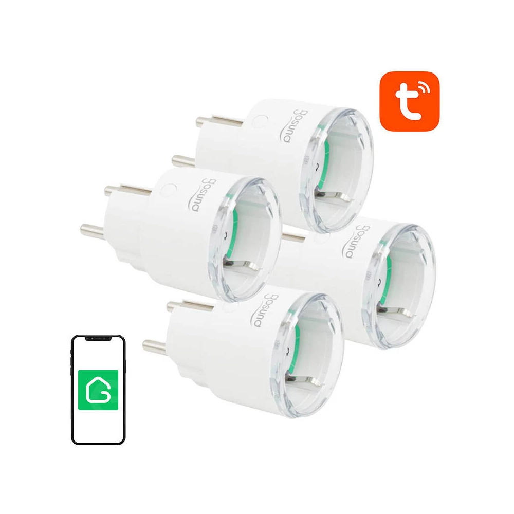 Gosund SP111 smart WiFi aljzat 3680W 16A, Tuya 4-pack