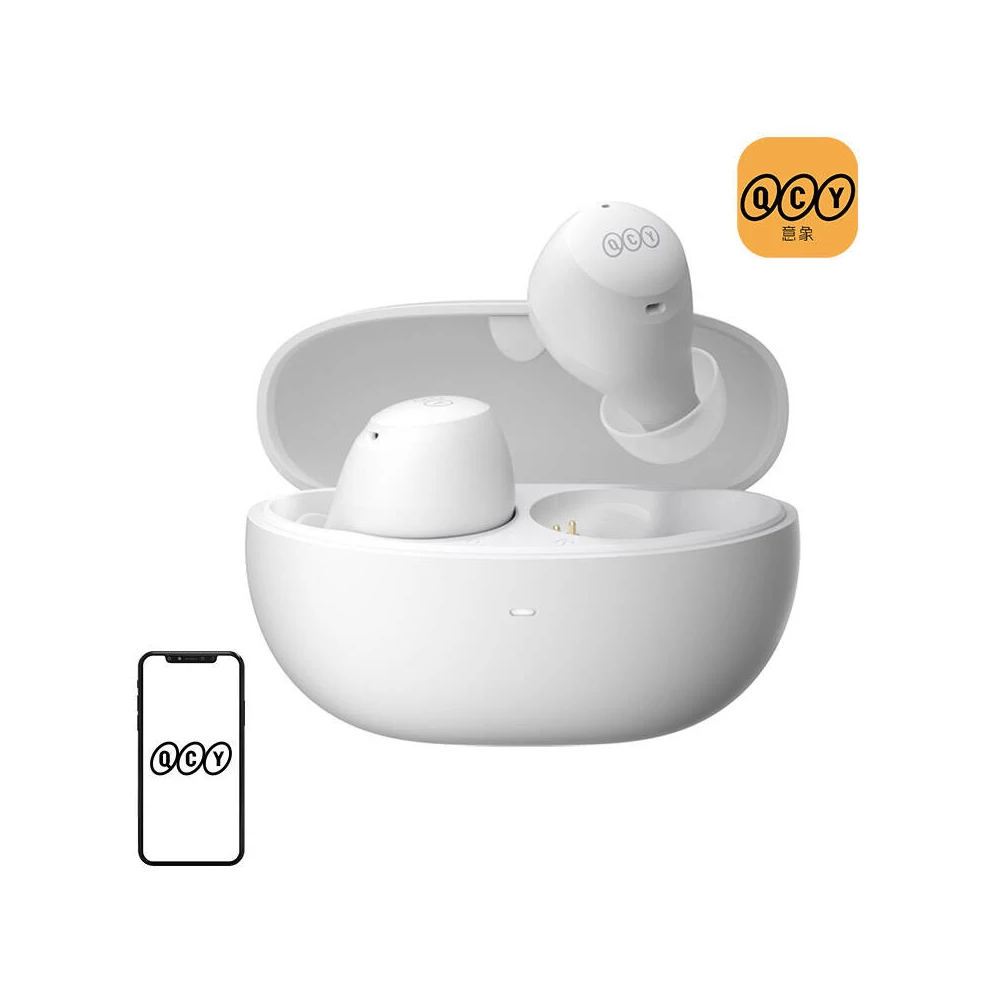 Wireless Earphones TWS QCY HT07 ArcBuds ANC (white)