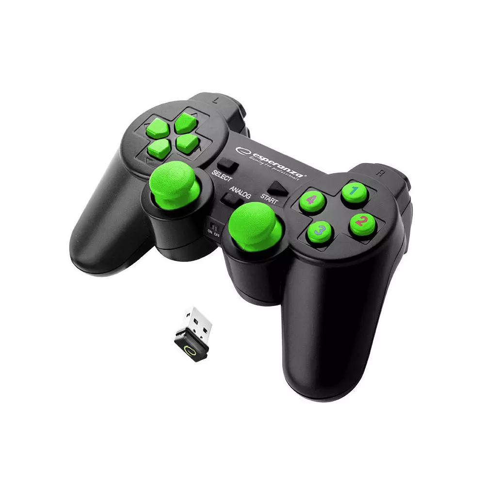 Esperanza EGG108G Wireless Controller (black-green)