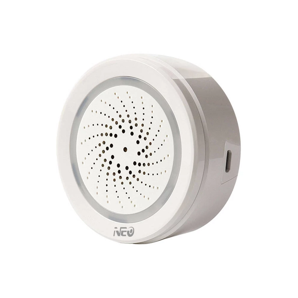 NEO NAS-AB02W Smart Alarm Siren, 100dB, WiFi TUYA
