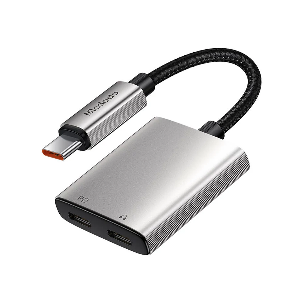 2in1 audio adapter Mcdodo CA-5570 2in1 USB-C 2x USB-C-re