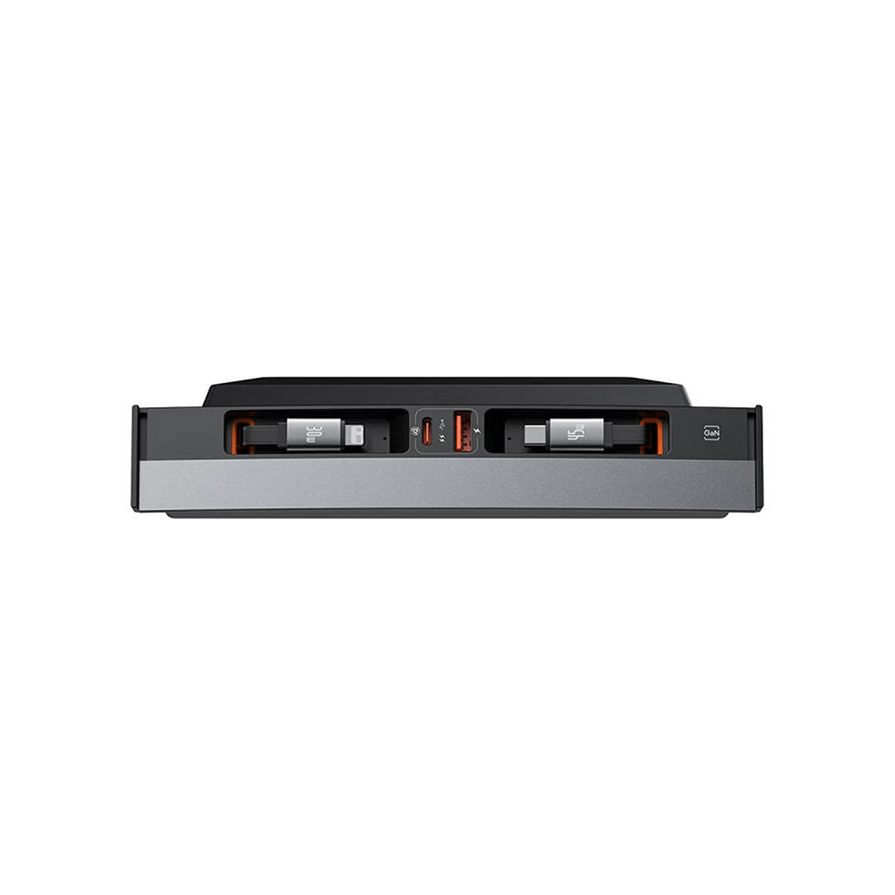 Hub Baseus T-Space z kablem USB-C do Lightning dla Tesla (czarny)