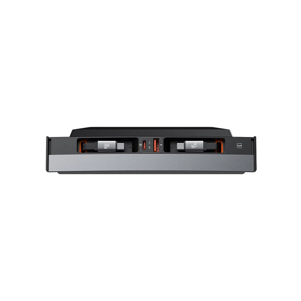 Hub Baseus T-Space with USB-C to USB-C cables for Tesla Cars (black)