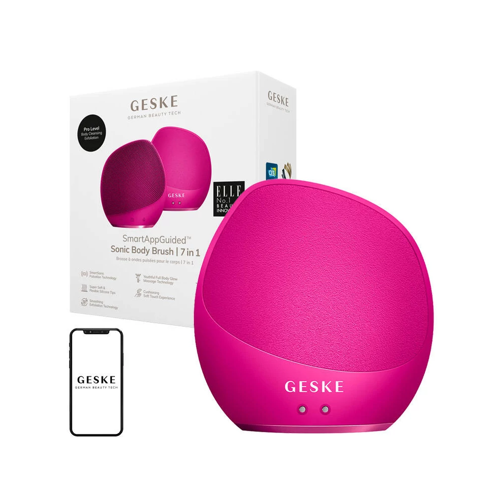 Geske Brush&Intensive Sonic 7 az 1-ben testkefe (magenta)