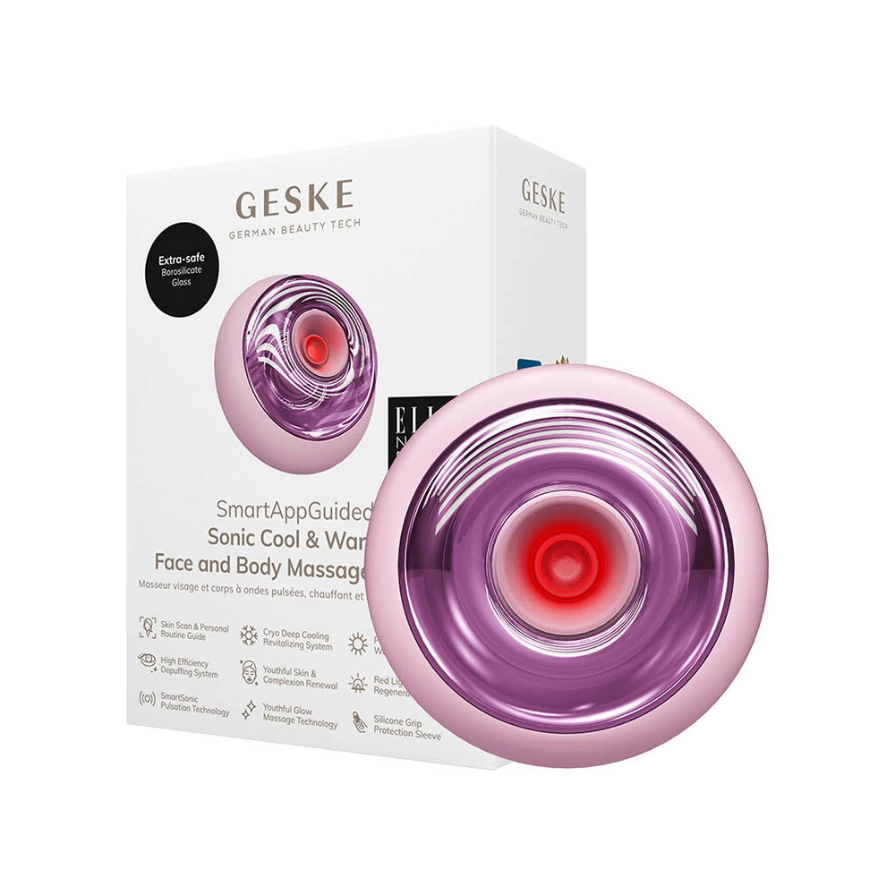 Geske Sonic Cool & Warm 9 az 1-ben arc- és testmasszírozó (rózsaszín)