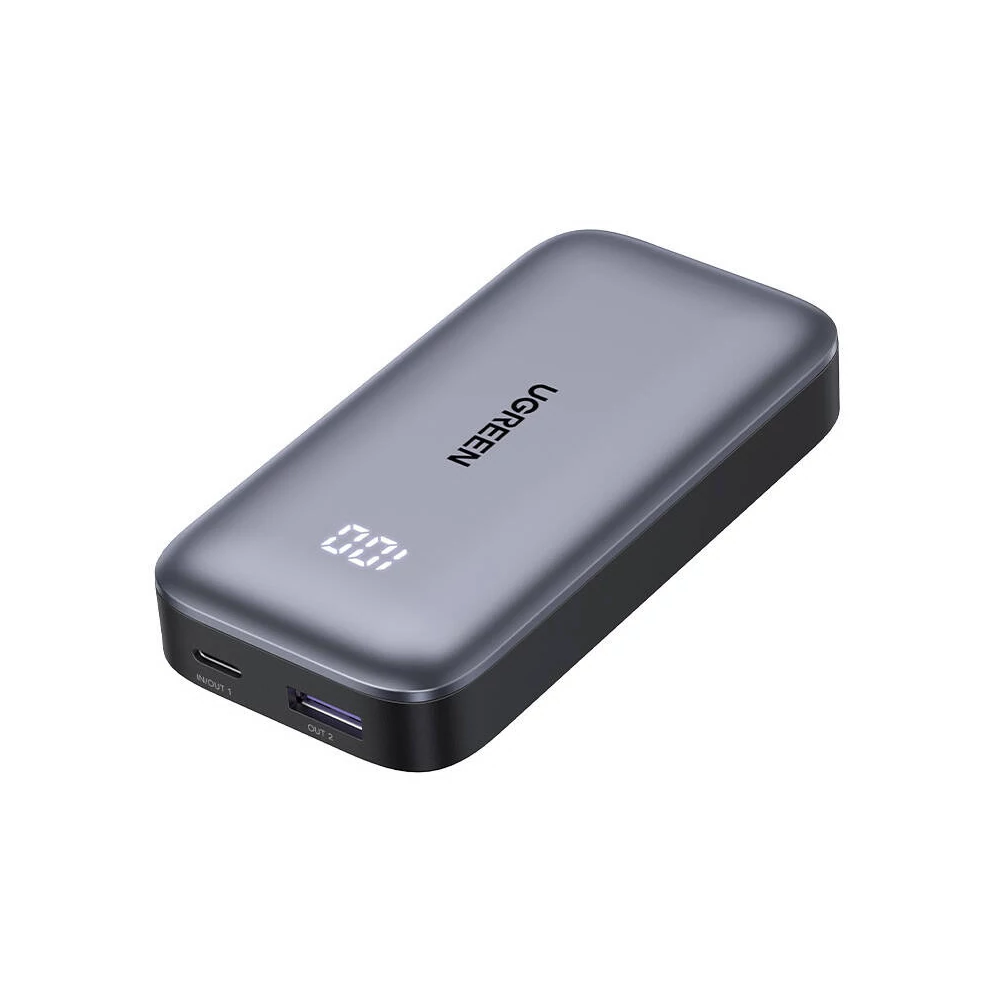 UGREEN Nexode PB502 powerbank, 10000mAh, USB + USB-C, 30W PD (fekete)