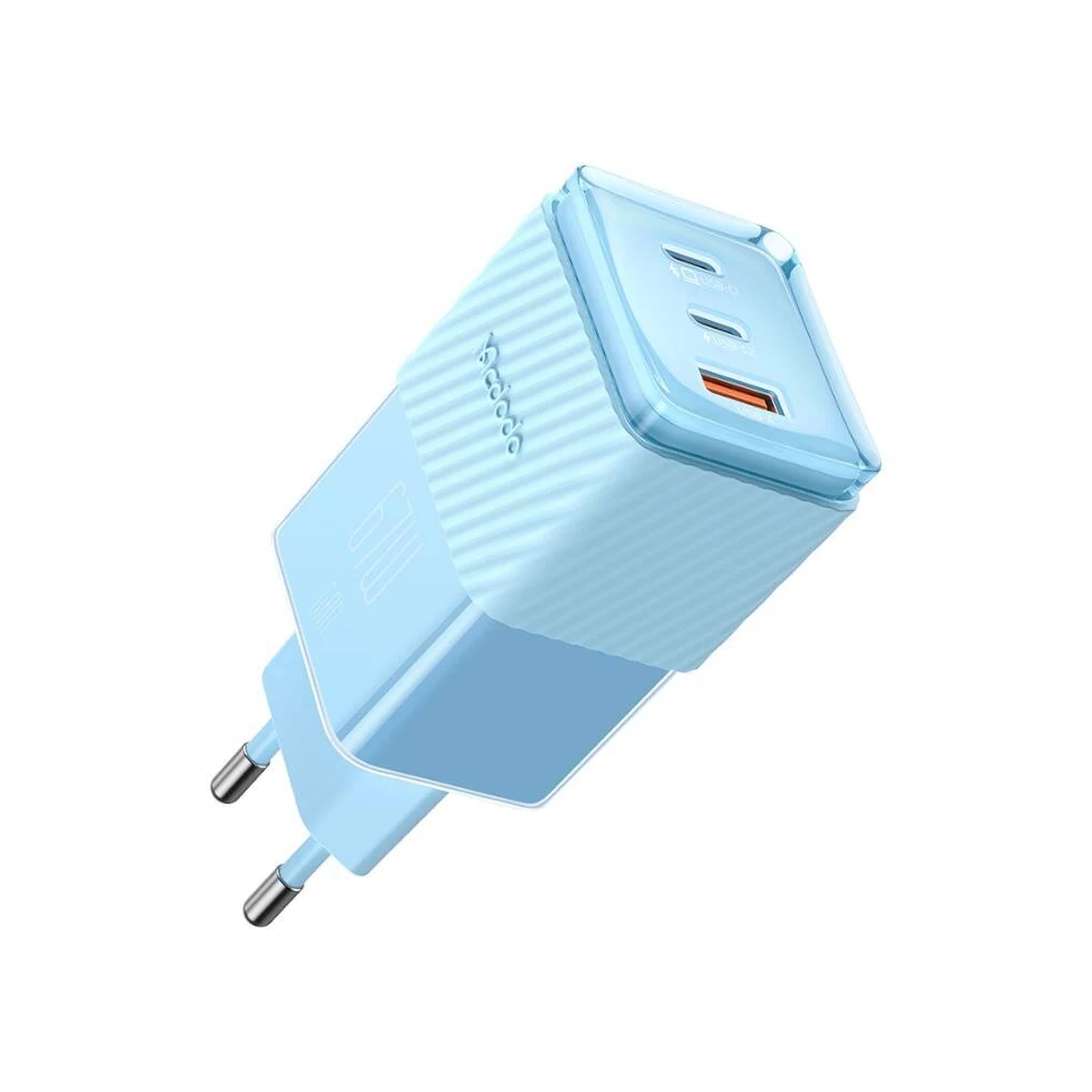 GaN 67W-os hálózati töltő Mcdodo CH-1503 2x USB-C, USB-A (kék)