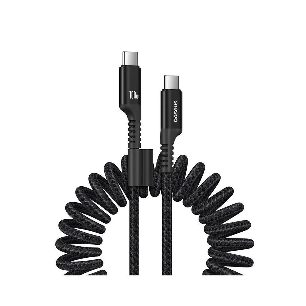 Gyors töltőkábel USB-C-USB-C Baseus Fish-Eye 100W, 1m (fekete)