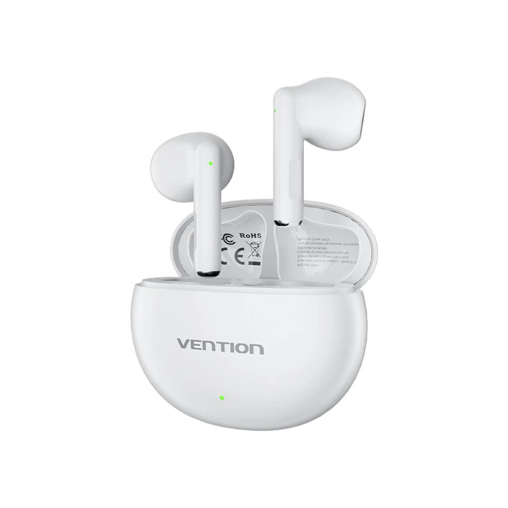 Wireless earphones, Vention, NBKW0, Earbuds Elf E06 (white)