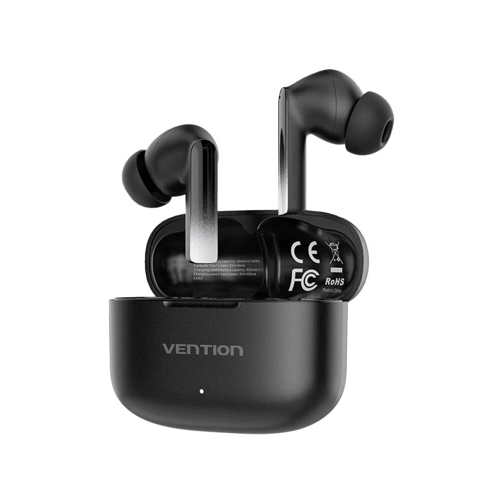 Vezeték nélküli fülhallgató, Vention, NBIB0, Elf Earbuds E04 (fekete)