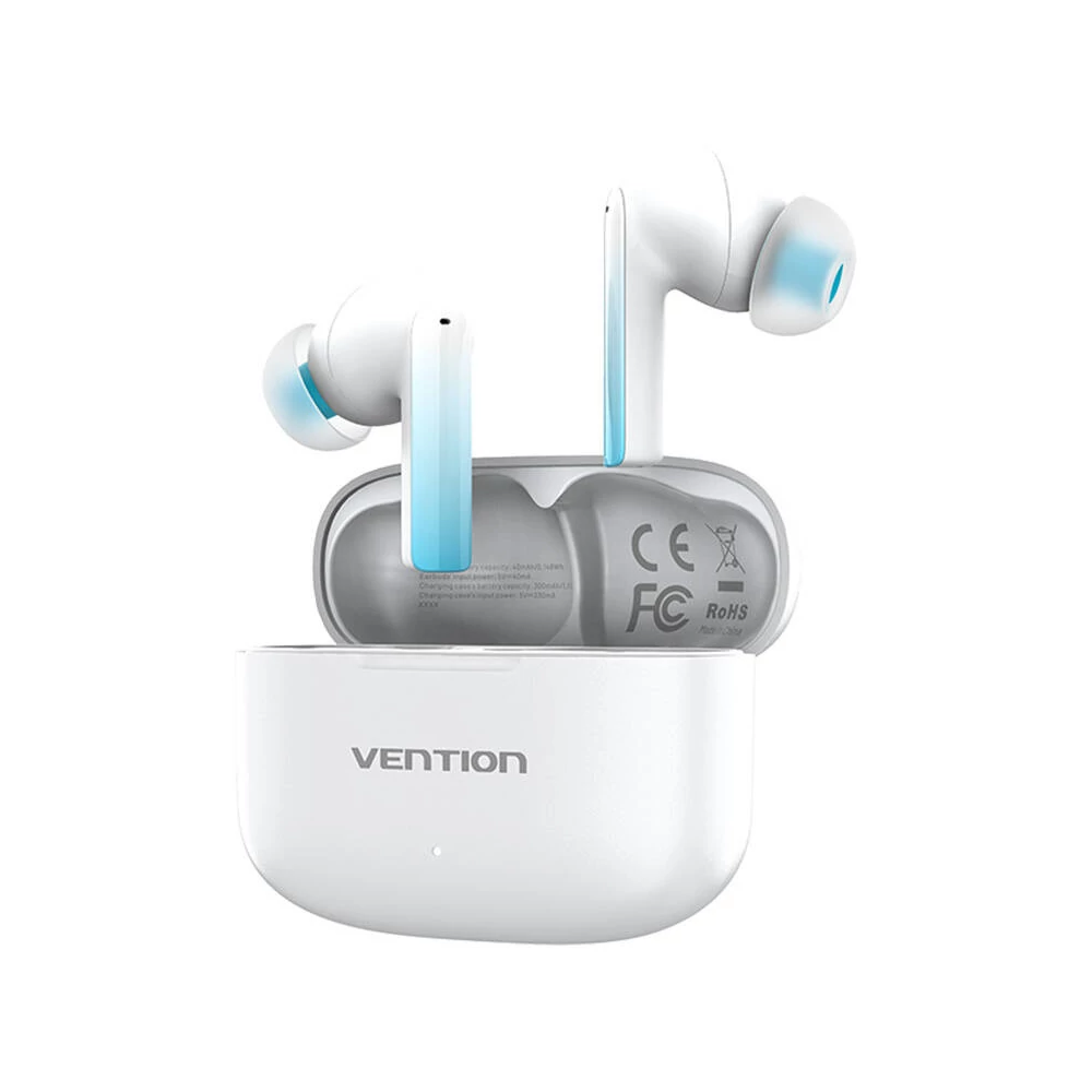 Wireless earphones, Vention, NBIW0, Elf Earbuds E04 (white)