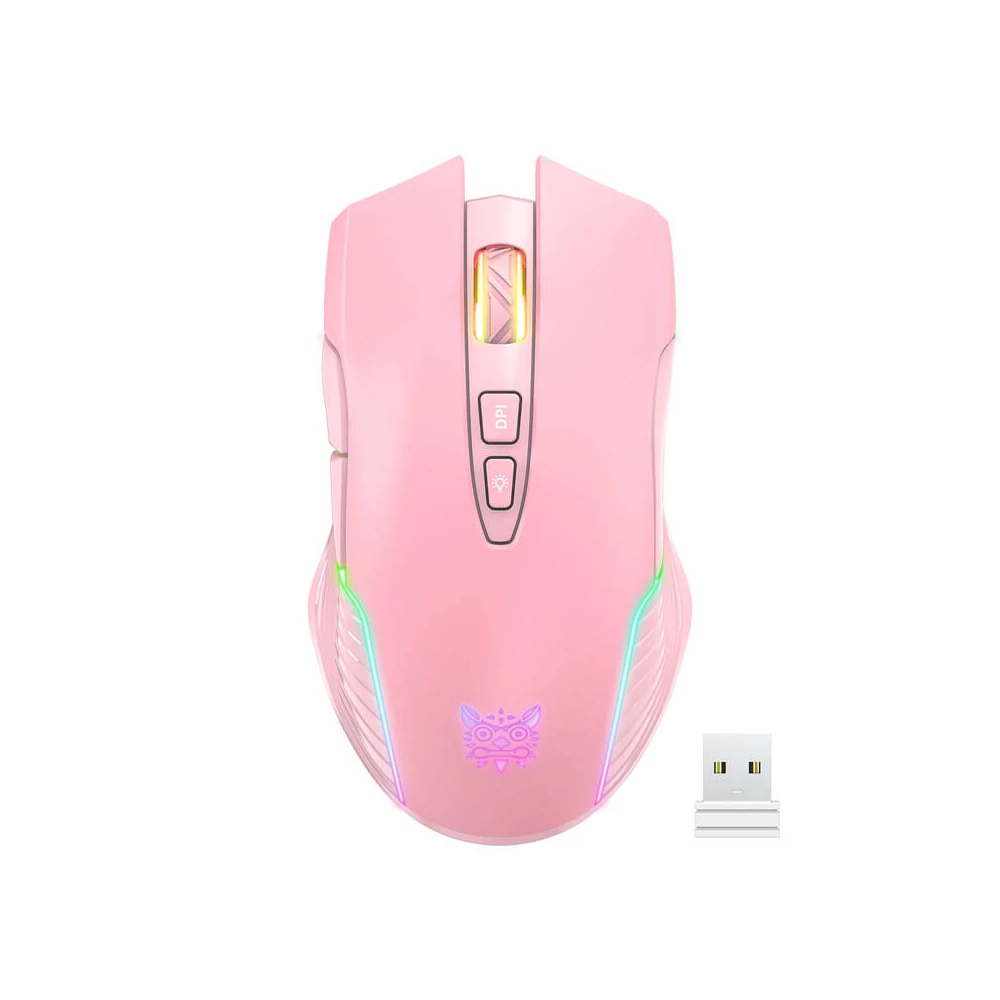 ONIKUMA CW905 Pink 2.4G Wireless Gaming Mouse