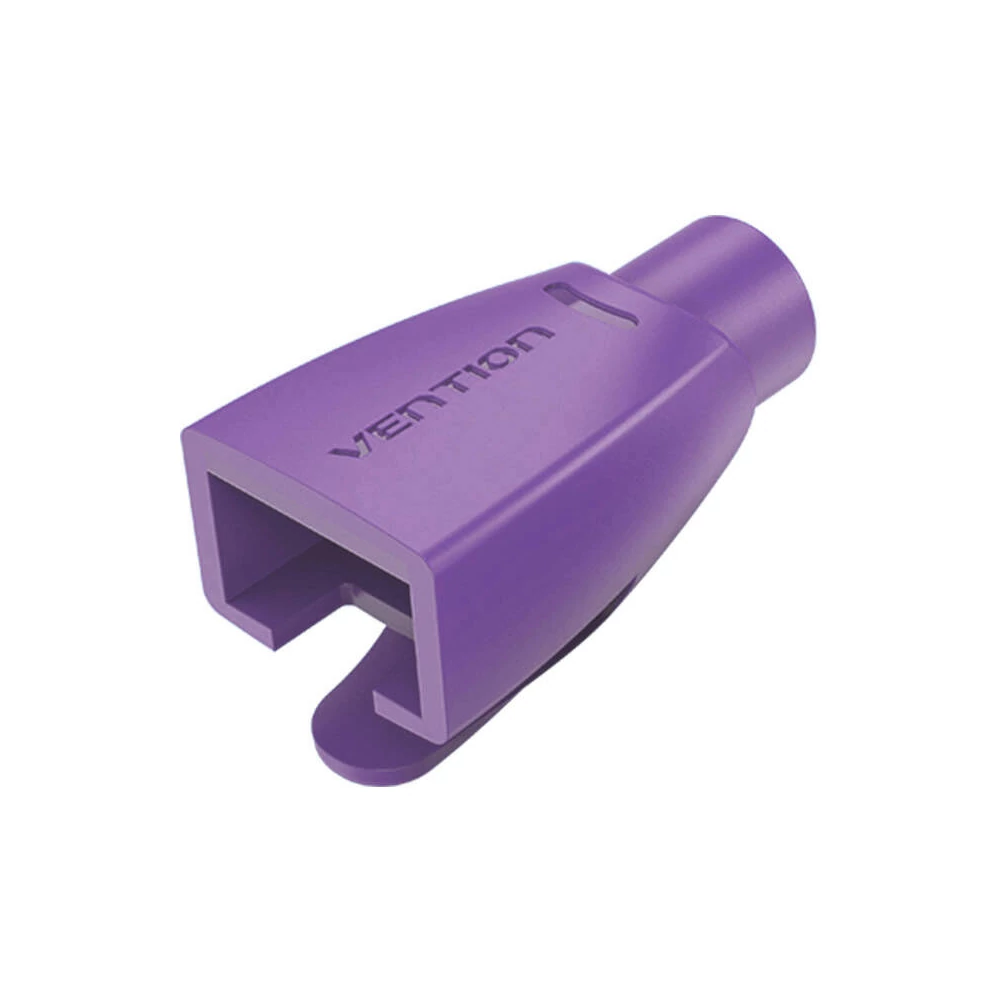 Strain Relief Boots RJ45 Cover Vention IODV0-50 Pack of 50 Purple PVC