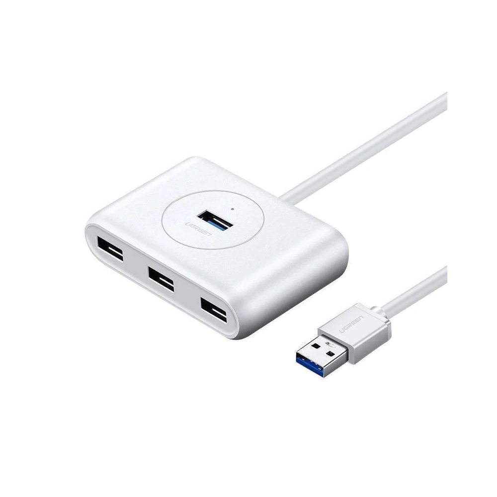 UGREEN CR113 hub, 4x USB 3.0 5Gbps, 1m (fehér)