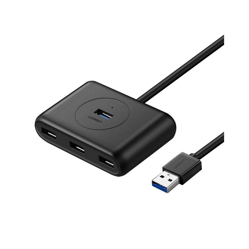UGREEN CR113 hub, 4x USB 3.0 5Gbps, 1m (fekete)