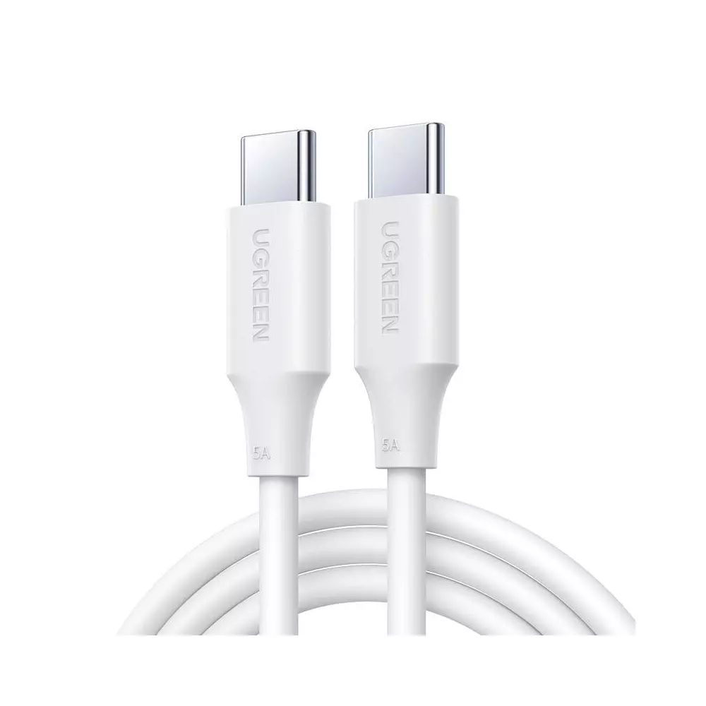 USB-C to USB-C cable Ugreen US562, 100W, 480 Mbps, 2m (white)