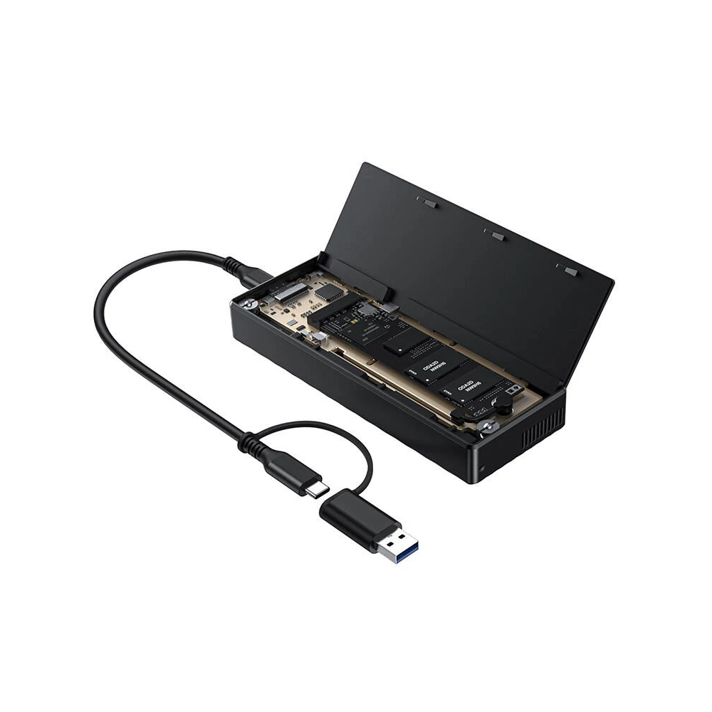 SSD Enclosure MOKiN USB4 40Gbps M.2 NVMe (black)