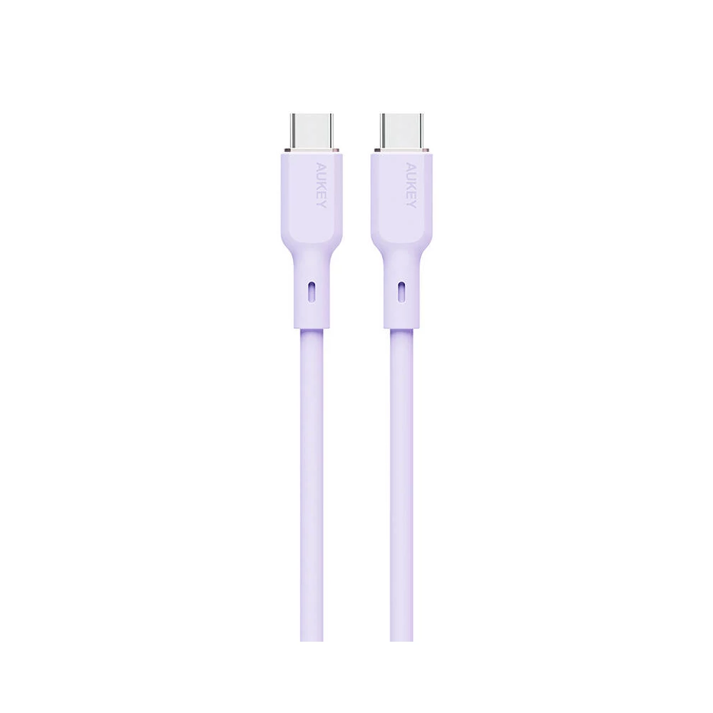 USB-C to USB-C Cable Aukey CB-SCC101, 100W, 1m (lavender)