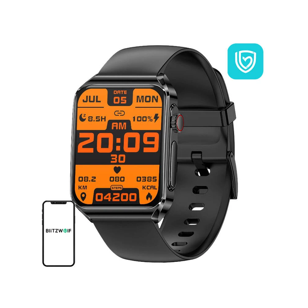 BlitzWolf BW-HL6 okosóra (fekete szilikon)