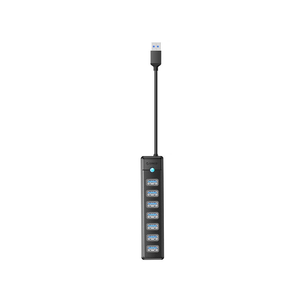 Orico PW7U USB 7x USB 3.0 hub adapter (fekete)