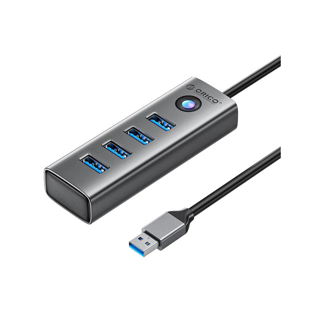 Orico PDD4U USB-ről 4x USB 3.0 hub adapterre (szürke)