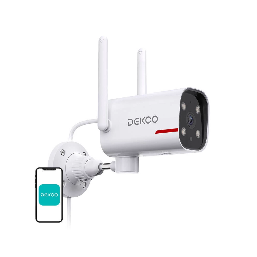 IP Outdoor camera WiFi DEKCO DC4L 2K QHD 270°