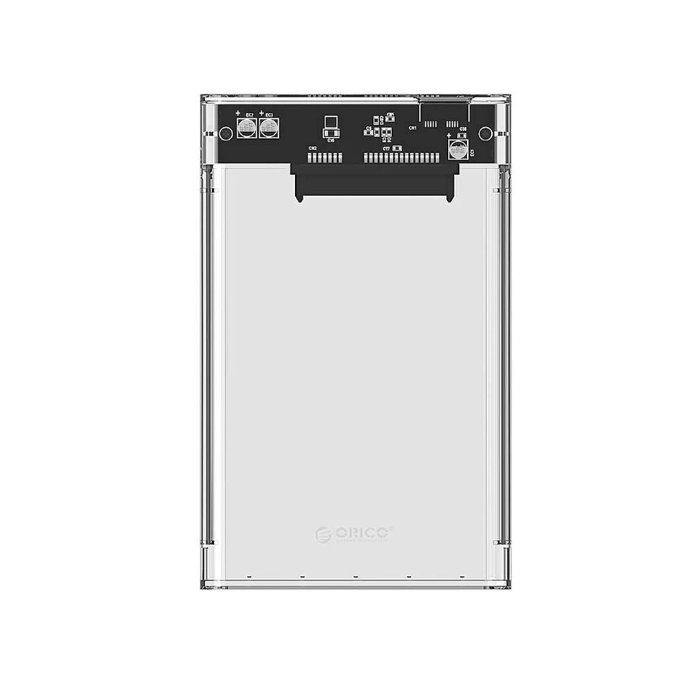 Orico 2139 HDD/SSD 2.5" drive enclosure, 5Gbps, USB-A to USB Micro-B (transparent)