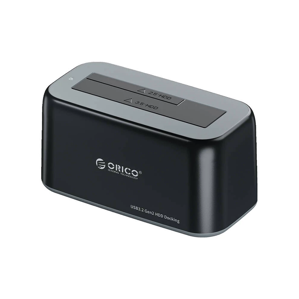 Orico dokkolóállomás 2,5 / 3,5" HDD / SSD, 5Gbps, USB-C USB-C/A-ra (fekete)