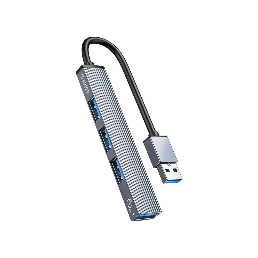 Orico AH-A13 USB-ről 4x USB 3.0 hub adapterre (szürke)