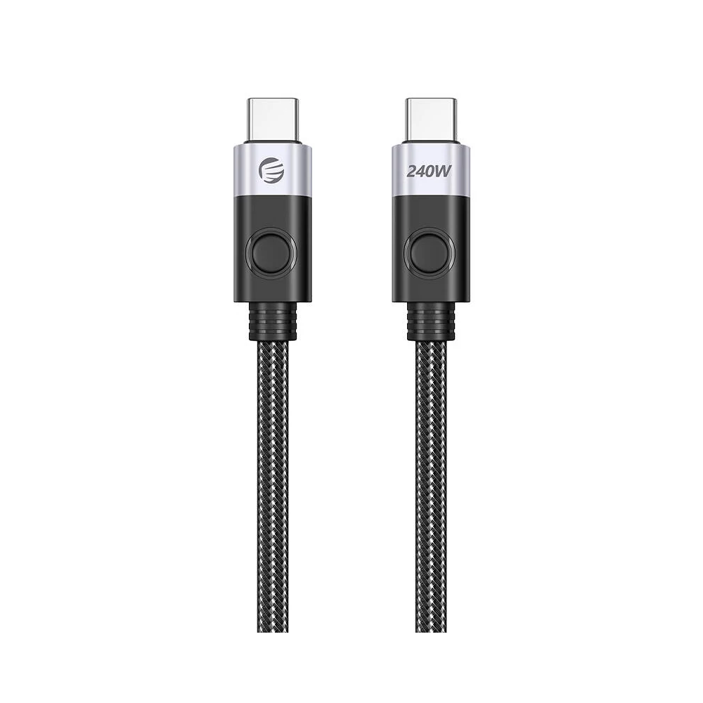 Orico 240W-os USB-C-USB-C töltőkábel, 1 m (fekete)