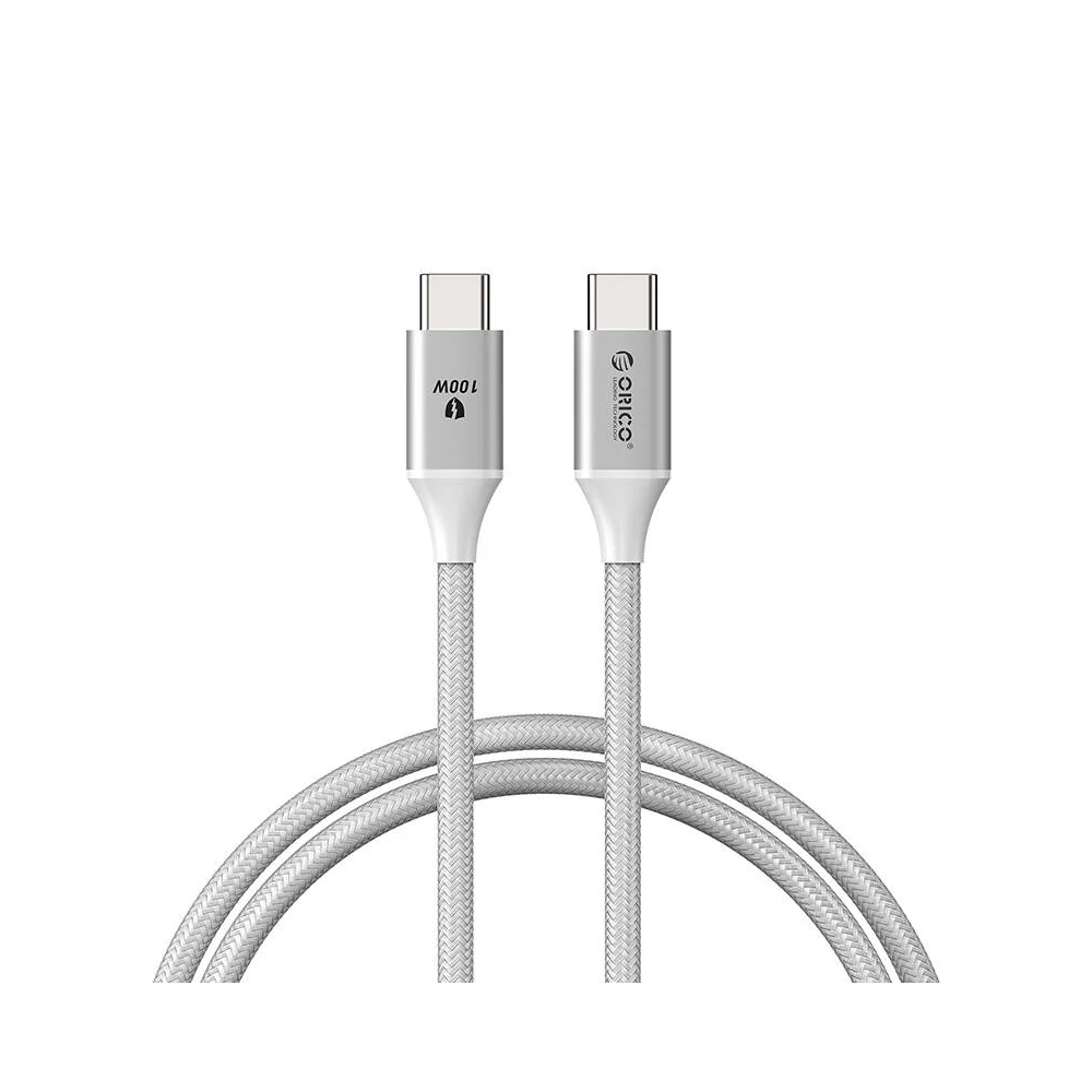 Orico 100W USB-C USB-C töltőkábel (fehér)