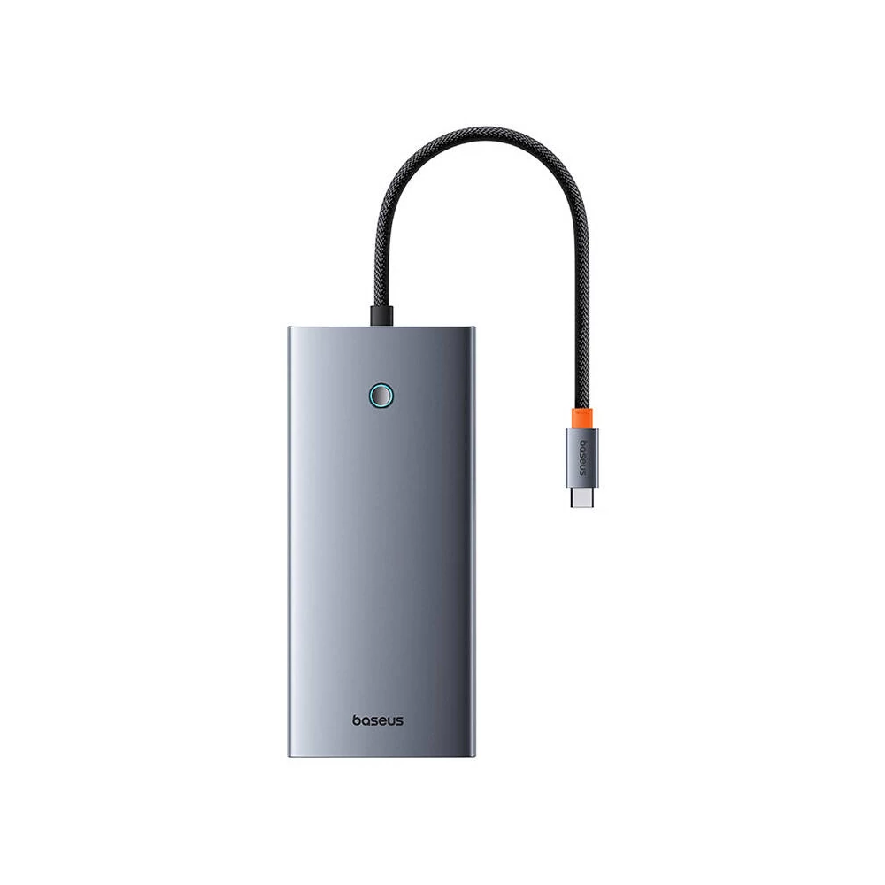Hub 13in1 Baseus PortalJoy USB-C to HDMI+DP+VGA+C+USB+PD+RJ45+SD/TF+3.5mm (grey)
